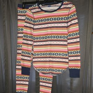 Old Navy Thermal Pajama set